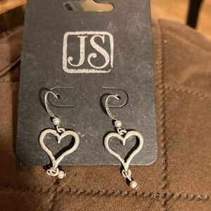 Jim Shore heart dangle earrings. #2
